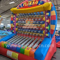 Jeu de défi Plinko gonflable-Sport interactif amusant pour événements et fêtes