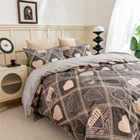 Ensemble de literie imprimé en vente chaude, ensemble de literie de haute qualité en 3 pièces, housse de couette classique imprimée en dispersion