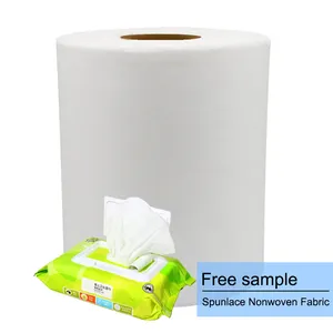 Cheap Price Flushable Nonwoven Fabric Woodpulp Viscose Spunlace Nonwoven