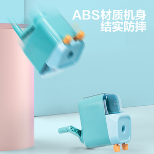 Deli Pencil Sharpener 0643D Manual Geometric Design For Kids School Use - Product Image 3