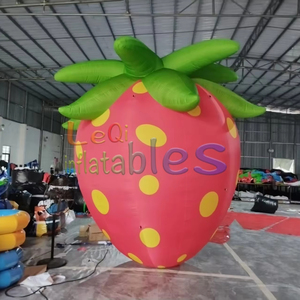 Globo Inflable Gigante Personalizado con Forma de Fresa, Modelo de Fresa Inflable para Publicidad y Promoción Agrícola - Product Image 1