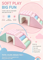 Elegante y Suave Juego de Escalada con Arco, Juguetes Sensoriales de Espuma Multifuncionales para Niños de 2 a 6 Años, Ideal para Cafeterías de Juegos, Centros Comerciales y Alquiler para Fiestas