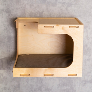 <span class=keywords><strong>Casa</strong></span> de madera hecha a mano para mascotas para tu <span class=keywords><strong>amado</strong></span> gato Cama de madera para gatos elegante y acogedora para mascotas - Product Image 6