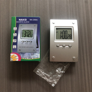 Nako Na-268A Quartz <b>Clock</b> <b>Digital</b> Alarm <b>Clock</b> With Date Time Display For Students Home Use - Product Image 1