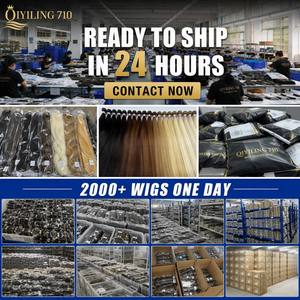 40inch Glue-free Brazilian original Indian hair wigs front lace blonde613-grade human hair wigs13x6full HDfront <strong>lacewig</strong> supplier - Product Image 6