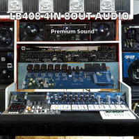 Processeur audio numérique FIR professionnel 4 entrées/8 sorties pour prise en charge MP3, entrées fibre/coaxiales, entrée auxiliaire bidirectionnelle, six sorties