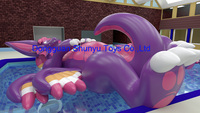 Shunyu personalizado PVC inflable mentira Mana bestia dragón para publicidad ideal para ventas