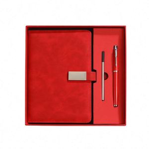 Luxury Business Gift Set Including A5 Notebook and Metal Ballpoint <b>Pen</b> Custom logo Promotional Business Gifts for Opening Gifts - Product Image 1