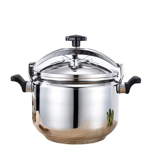 Cuisinières à pression à grand volume de 40 L, cuisinières à induction à double poignée, super pression, pour plaques à induction - Product Image 1