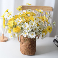 Kunstmatige madeliefjesbloemen, hoogwaardig realistisch, voor woonkamer, eettafel, huisdecoratie, bruiloft, feest, fotografie-accessoires