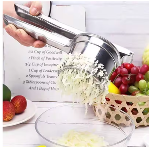 ماشر راشر ضغط بطاطس مهروسة من الفولاذ المقاوم للصدأ سحق هريس فواكه خضروات عصارة عصارة ضغط أدوات المطبخ - Product Image 2