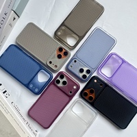 Coque de protection antichute en TPU respirant pour iPhone 18 Pro, 17 Pro Max, 16 et 15, avec dissipation thermique