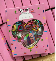 Faible MOQ 780 Pièces Ensemble Mixte Bandeaux Élastiques Pince à Cheveux et Barrette Fille Accessoires