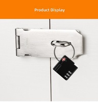 Cadenas à combinaison réinitialisable antivol TSA529 en alliage de zinc pour bagages de voyage, sacs à dos et casiers scolaires