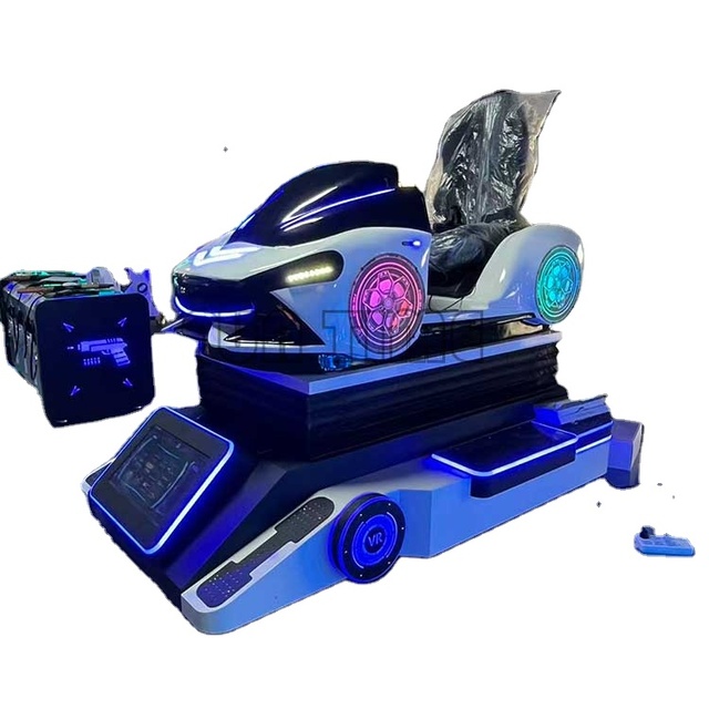 Amusement Theme Park 9D Egg VR Cinema 360 Two-Seater Flight Simulator Arcade Game Machine English Interface Iron Construction