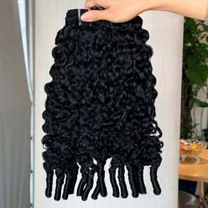 Nouvelle Arrivée : Lots de Cheveux Humains Bouclés Espagnols 100% Naturels de Birmanie, Grade 12A, Cheveux Vierges Bouclés en Spirale pour Femmes Noires - Product Image 1
