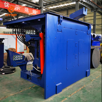 Horno de Inducción de 1T 800KW para Reciclaje de Cobre, Fabricante de Hornos Industriales, Máquina de Fundición de Metales, Horno Eléctrico de Hierro