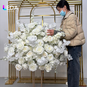 Boule de fleurs artificielle LEDA personnalisée de 80 cm pour mariage, arrangement floral pour décoration et fournitures de mariage - Product Image 6