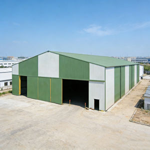 现代预制金属建筑工业仓库定制大跨度钢结构工厂 - Product Image 3