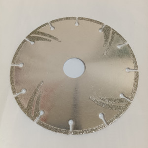 115mm Electroplated Kim Cương Đá công cụ cắt đĩa công cụ granit lưỡi đá quý đá công cụ máy mài góc 125 - Product Image 5