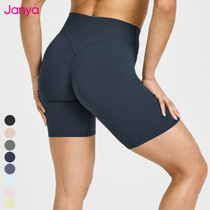 Janya quần short định hình nâng hông thể dục thể thao cạp cao cho nữ thiết kế đường may phía trước thoáng khí nhanh khô để tập yoga - Product Image 5
