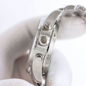 Montre en acier inoxydable, taille dorée, exsudant le luxe, adaptée à diverses occasions, montre mécanique haut de gamme pour homme - Product Image 5