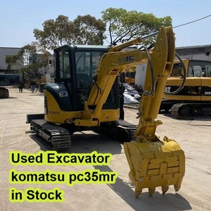 Mini-excavatrice sur chenilles d'occasion KOMATSU PC35MR 3,5 tonnes avec lame de bouteur, prix compétitif, idéale pour l'agriculture, certifiée CE EPA - Product Image 1