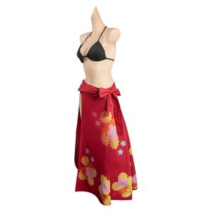 Nuevo Traje de Baño Largo de una Pieza con Estampado de Flores para Mujer, Disfraz de Anime de <span class=keywords><strong>Nami</strong></span>, Sexy, para Adultos, Vestido de Fiesta de Halloween - Product Image 2