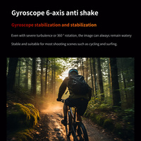 Mini caméra sportive étanche 145° grand angle 1080P HD avec mémoire intégrée de 128 Go et MiniDV pour les aventures en plein air et les sports extrêmes