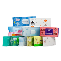HONGHAI pochette en nylon PE personnalisée sac de film en rouleau de tissus humides à soufflet latéral pour les produits d'emballage et d'impression