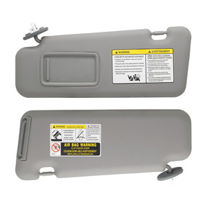 Toyota Sun Visor 74320-48500-B0 Gray Foldable Car <b>Interior</b> Roof <b>Accessory</b> for 2008-2013 Highlander Two Pack - Product Image 2