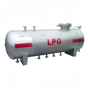 מיכל אחסון גז <span class=keywords><strong>LPG</strong></span> נירוסטה 10m3 מעל פני הקרקע, סוג אופקי, מיכל לחץ, בעל תקן ISO9001 ו-CE, לשימוש תעשייתי - Product Image 2