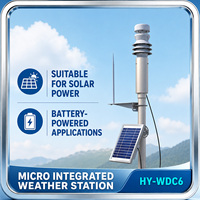 Station de surveillance météorologique agricole HY-WDC6E pour divers capteurs de rayonnement solaire agricoles, capteur pyranomètre