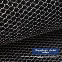 Tapis de porte moderne HM en maille élastique avec support en caoutchouc de 10 mm et surface en nylon, tapis extérieur antidérapant pour commandes OEM sous marque privée
