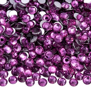 OLeeya Vente en gros de strass scintillants en cristal pour Halloween, tailles SS3 à SS30, à dos épais, non thermocollants, pour décorations DIY - Product Image 4