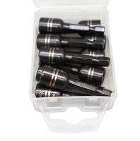 Jeu de tournevis à douilles magnétiques en acier 8 mm 5/16 po, adaptateur de douille hexagonale, embout de perçage, poseur de douilles, finition industrielle, bricolage, norme OEM DIN