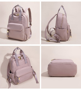 Sacs à dos de loisirs grande capacité pour femmes, sacs à main pour femmes, sac à bandoulière en tissu Oxford, sac à dos de voyage multifonctionnel tendance - Product Image 5