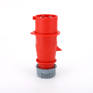 <span class=keywords><strong>Mennekes</strong></span> ปลั๊กไฟฟ้ากระแสสลับ14A 5ขั้วสำหรับอุตสาหกรรมที่มีประสิทธิภาพสูงสำหรับ<span class=keywords><strong>32A</strong></span> - Product Image 1