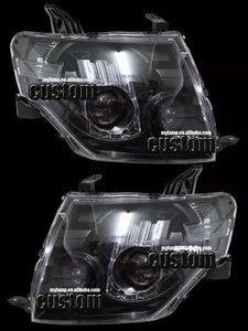 Feux avant LED <span class=keywords><strong>pour</strong></span> Mitsubishi Pajero V87 V93 V95 V97, projecteurs bi-xénon avec feux de jour (DRL) - Product Image 4