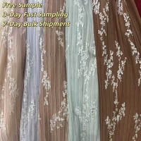 Robe drapée légère en tissu plissé froissé avec broderie florale, style OEM ODM, pour femme, idéale pour les vacances, Abaya du Moyen-Orient