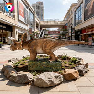 Dinosaurio Animatrónico de Fábrica, Modelo de Triceratops que Pone Huevos para Parque Temático - Product Image 5