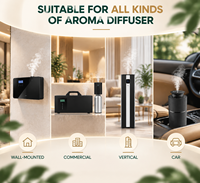 Huile parfumée diffuseur sans eau de qualité supérieure pour hôtels et espaces commerciaux, senteurs d'ambiance de créateur en gros