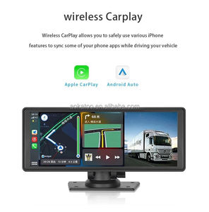 Phổ không dây Android tự động màn hình cảm ứng Dashcam <span class=keywords><strong>GPS</strong></span> <span class=keywords><strong>navigation</strong></span> 4K 1080P Ống kính kép Dash Cam Carplay - Product Image 3