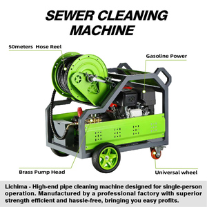 <span class=keywords><strong>Idropulitrice</strong></span> Industriale a Benzina per Pulizia Fognature, Attrezzatura per Pulizia Scarichi ad Alta Pressione, Uso Intensivo - Product Image 3