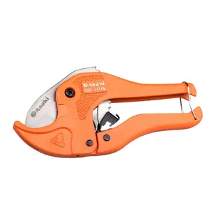 Asaki Large Diameter 42MM Plastic Pipe Cutter PVC hand werkzeug