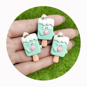 Crème Glace Artisanat Fournitures Résine Perles pour Bijoux De Mode Vêtements Accessoires Ornements Faits À La Main - Product Image 2