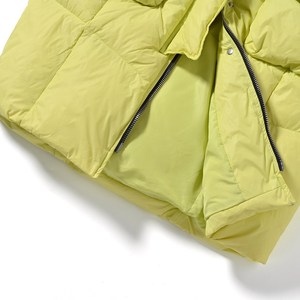 Chaqueta cálida de invierno esencial con diseño de cuello plegable para protección urbana Uso de transporte público Tipo de procesamiento de punto - Product Image 6