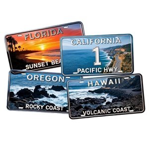 <span class=keywords><strong>Plaque</strong></span> <span class=keywords><strong>d</strong></span>'<span class=keywords><strong>immatriculation</strong></span> en aluminium 3D personnalisée, style vintage rétro, <span class=keywords><strong>plaque</strong></span> de voiture personnalisée, 6x12 pouces, imperméable, antirouille, <span class=keywords><strong>d</strong></span>écoration en métal - Product Image 1