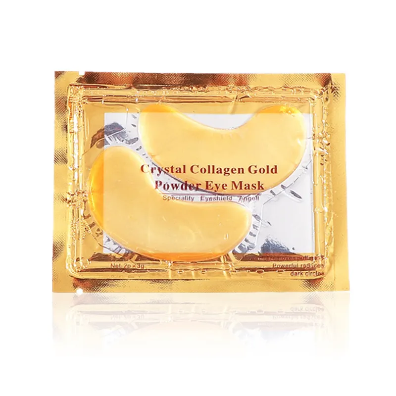 Hyaluron säure Kristall Kollagen Augen gel Patch Maske straffende Anti-Aging 24K Gold Augen maske