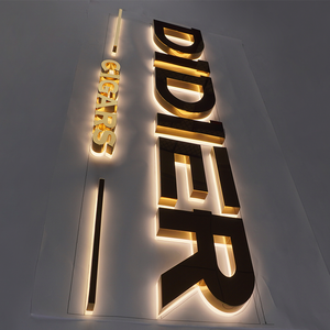 Ngoài trời không thấm nước dải ánh sáng cửa hàng dấu hiệu Led nhà số dấu hiệu Hội Đồng Quản trị tùy chỉnh 3D backlit Led thư ký - Product Image 2